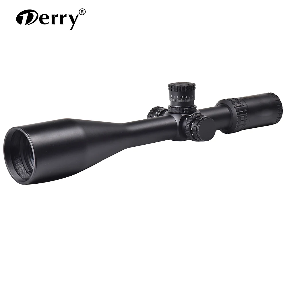 Derry 5-25x56 FFP Illuminated Reticles Optics Riflescope Mil Dot Hunting scope