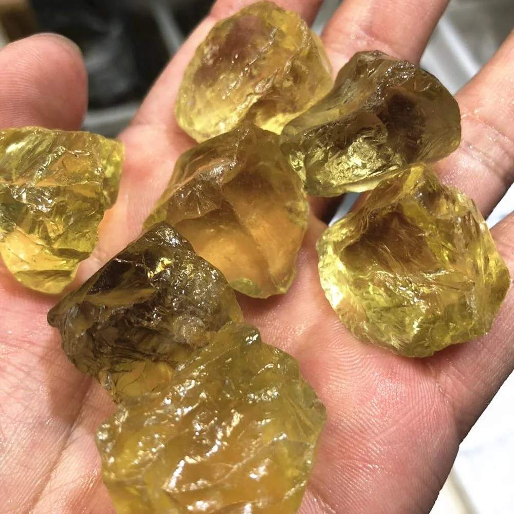 Wholesale Cheap Price Natural Clear Brazil Rough Citrine Stone for sale