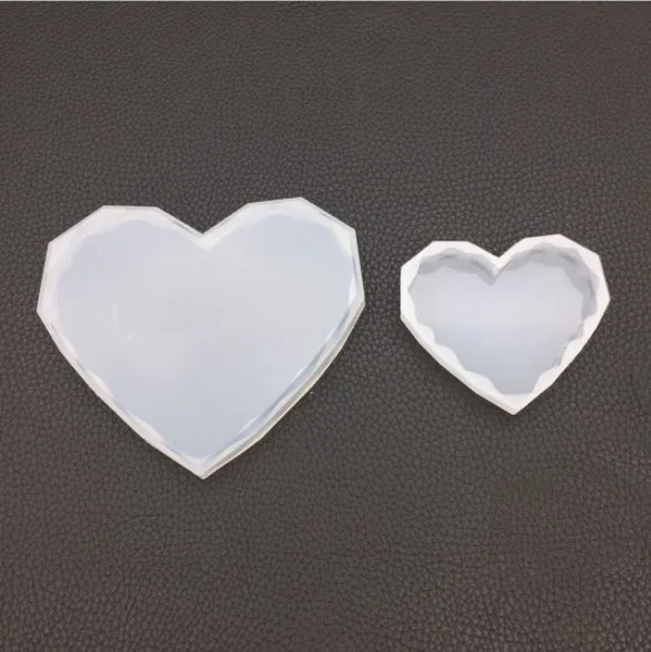 Diy crystal drop adhesive love diamond table mold silica gel incense stone mirror manual decoration decoration hanging