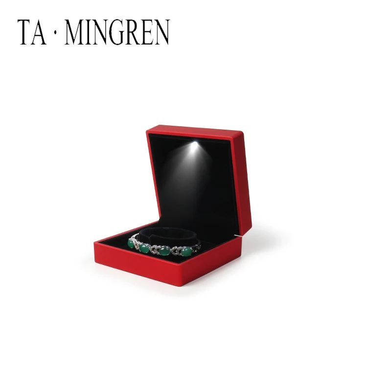 
 Стильный Крест фабричного производства красный светодио дный коробка с ювелирной подвеской сувенирные украшения коробка  