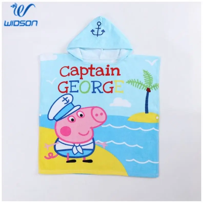 Детское полотенце с капюшоном рекламных подарков, мультфильм шаблон детское полотенце с капюшоном