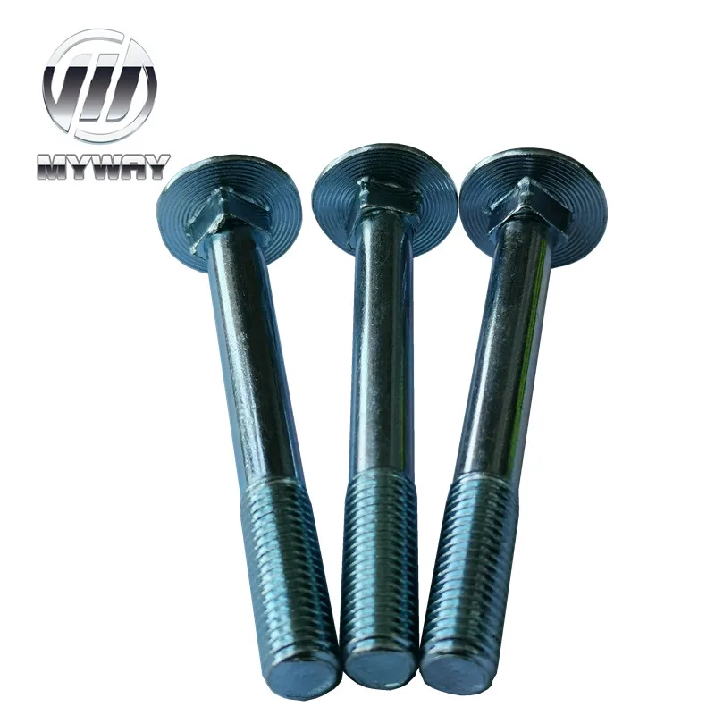 Заводская цена, болт каретки din603 сине-белый оцинкованный