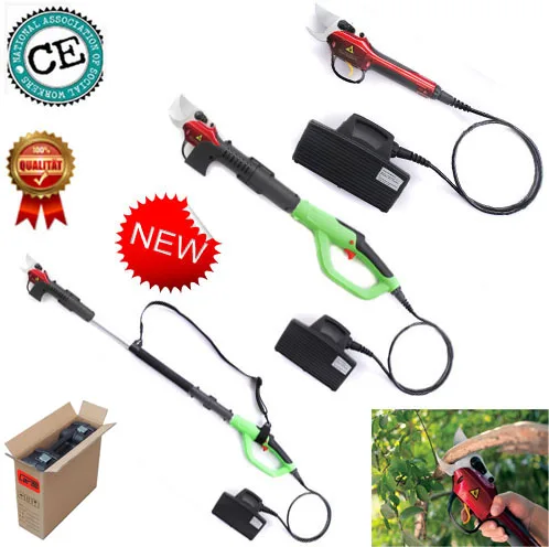telescopic electric pruner for orchard and vineyard