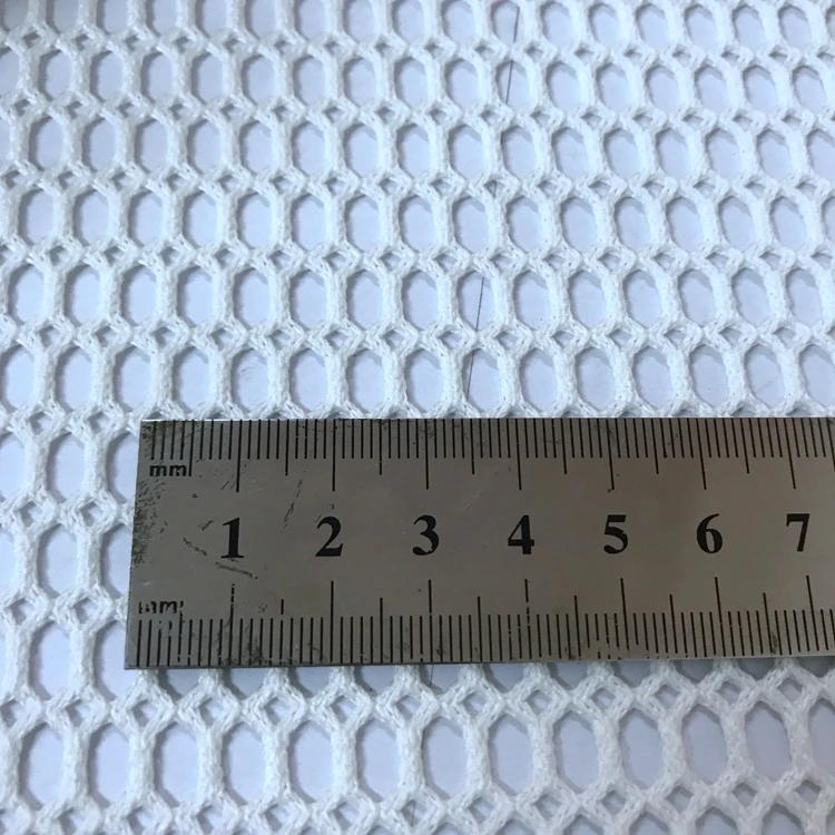 
China safe quick dry 100 polyester 3d spacer mesh fabric for laundry bag 
