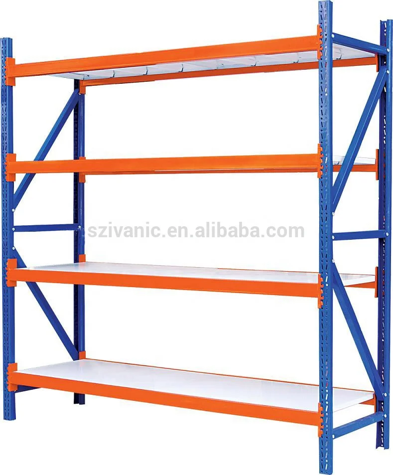 Metal shelf Iron medium duty storage rack warehouse rack customized design for sale