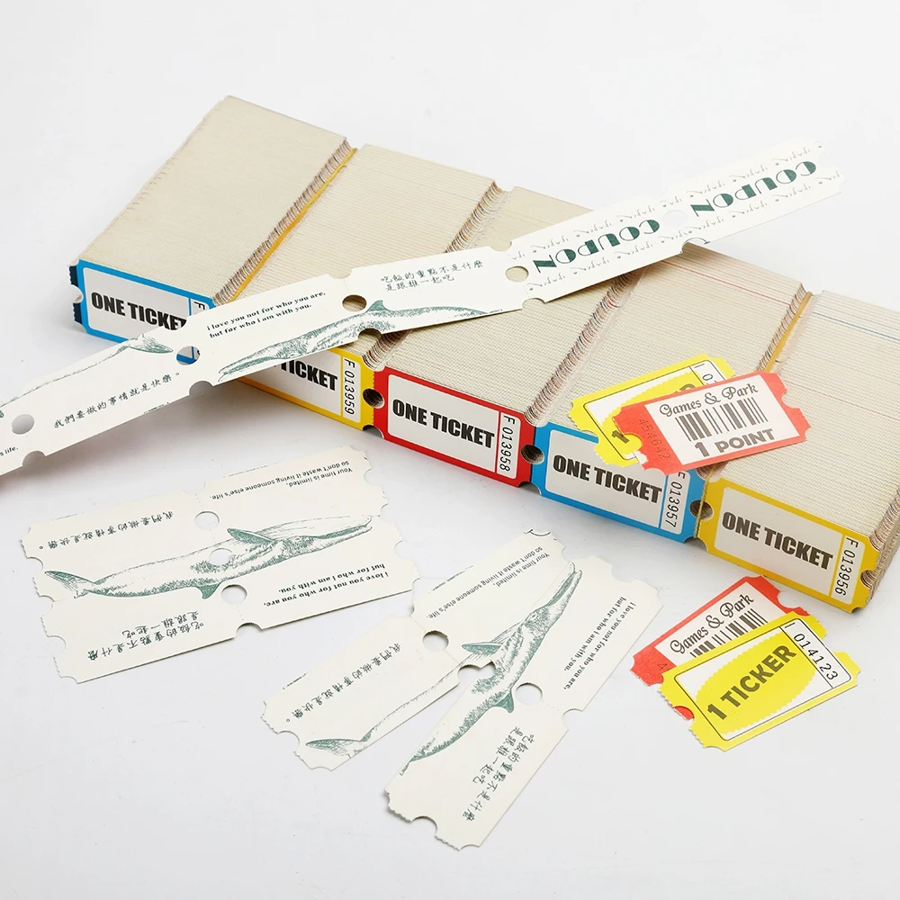 Arcade machine accessories Amusement Products Redemption Ticket Printing Arcade Ticket