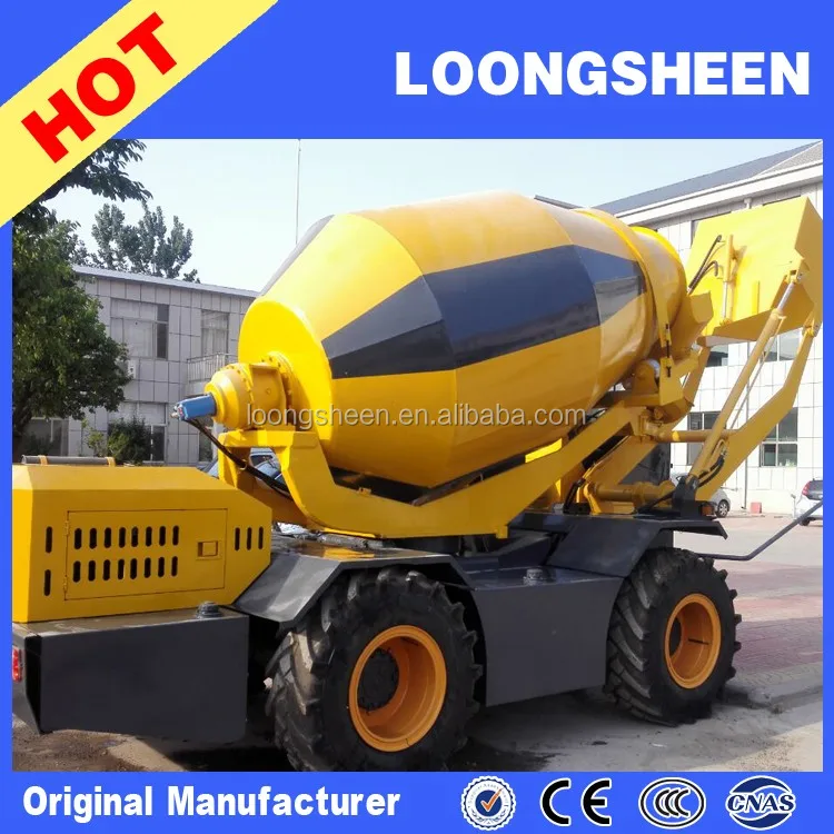 2.6m3 self-loading concrete mixer truck for sale LXJB260