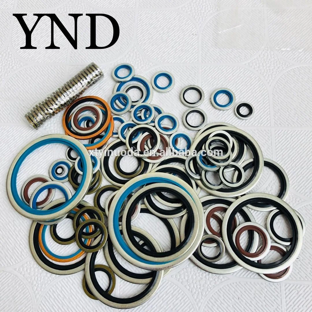 Fluororubber bonded O-ring bonded sealing compound gasket