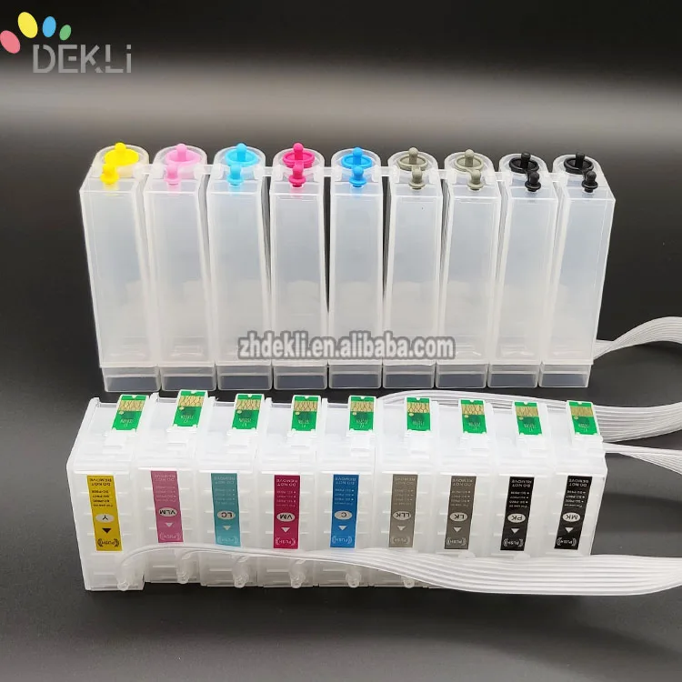 T7601-T7609 Ciss system for Epson P600 Printer ciss with Auto Reset chip