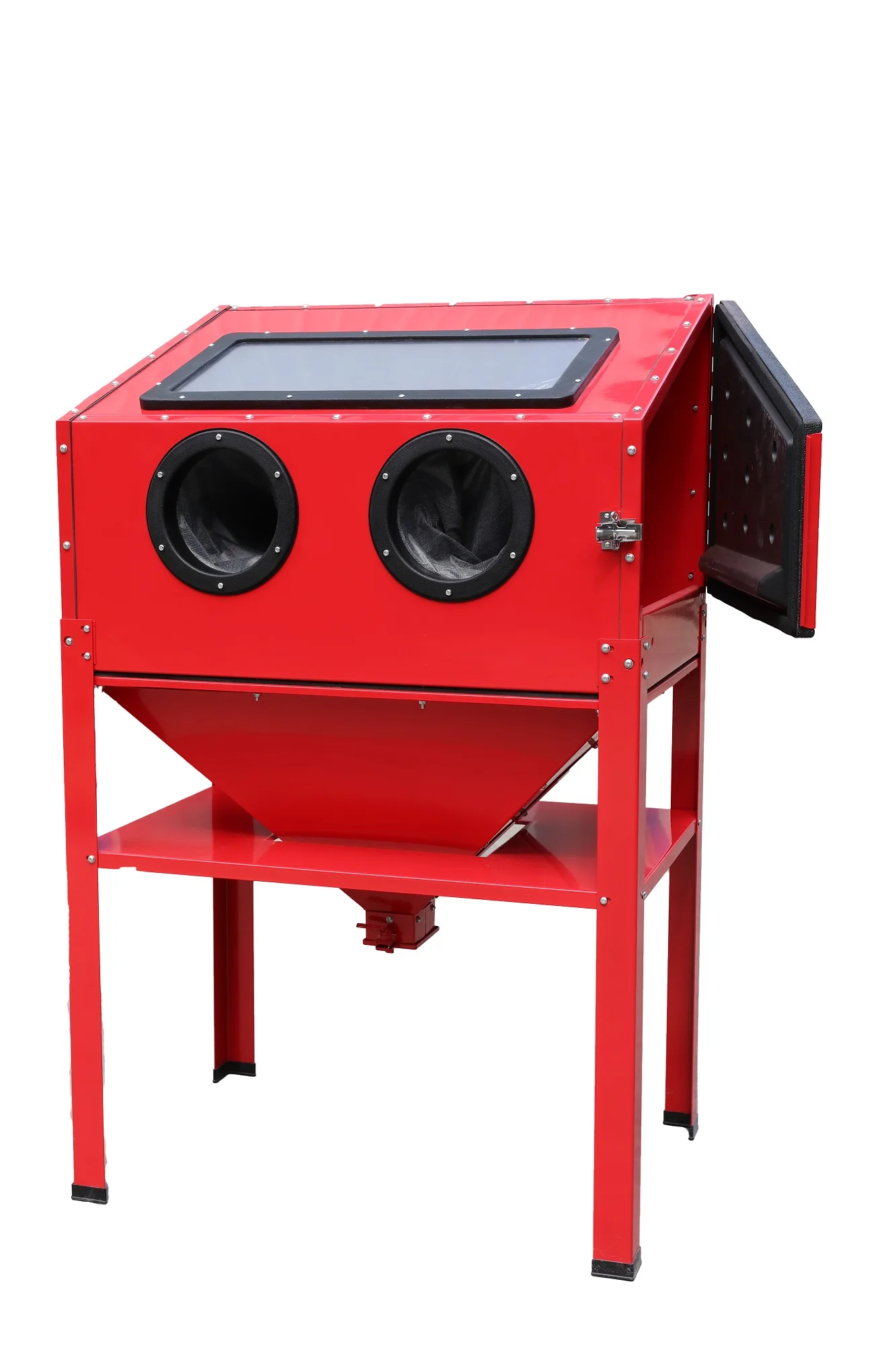200lHigh Quality Vertical Sandblast Cabinet with low price Industrial Cabinet sandblaster