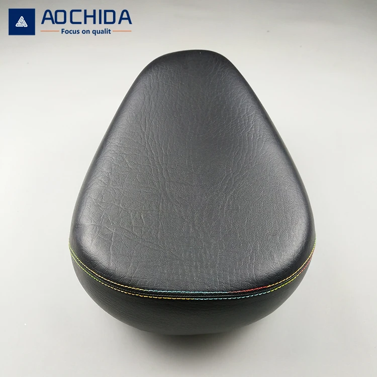 High quality leather surface wide saddle ride comfortable ride electric bicycle saddle