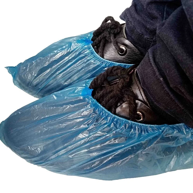 Высокое качество одноразовые нетканые бахилы на нескользящей подошве, на нескользящей подошве