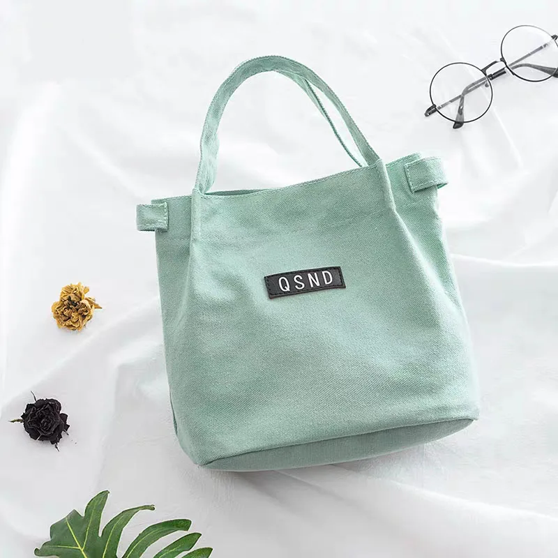 Stock Fashion New Design Women Handbags Canvas Ladies Shoulder Bag for Shopping