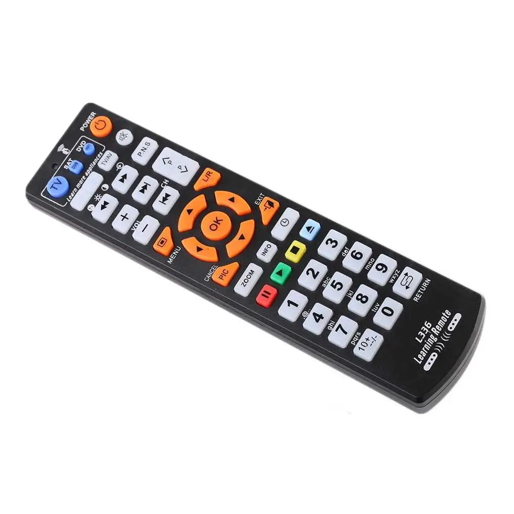 Universal Smart IR Remote Control with learn function, 3 pages controller copy for TV STB DVD SAT DVB HIFI TV BOX, L336