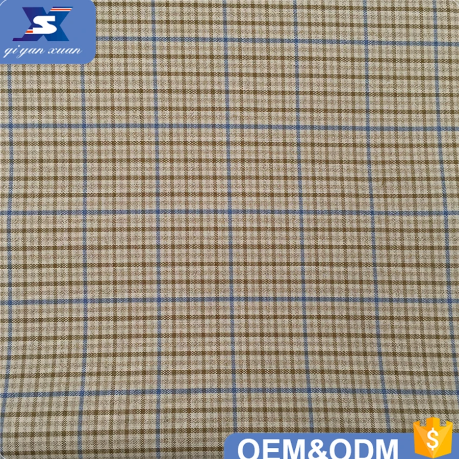 Полиэстер, вискоза, смесь материалов, клетчатый дизайн, текстурированный мужской костюм, Блейзер, ткань и детская одежда