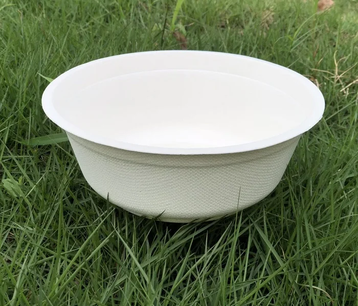 custom 12oz 24oz 32oz bagasse sugarcane paper packaging food salad fast food box/bowl/plate with lid