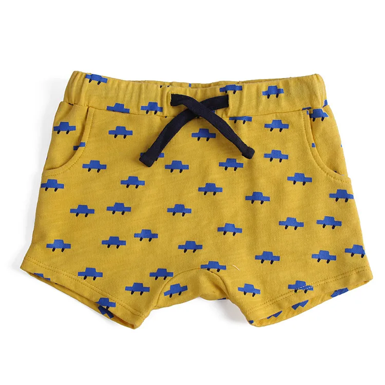 Детская одежда Печатный рулон ноги хлопок мальчик брюки Новый дизайн