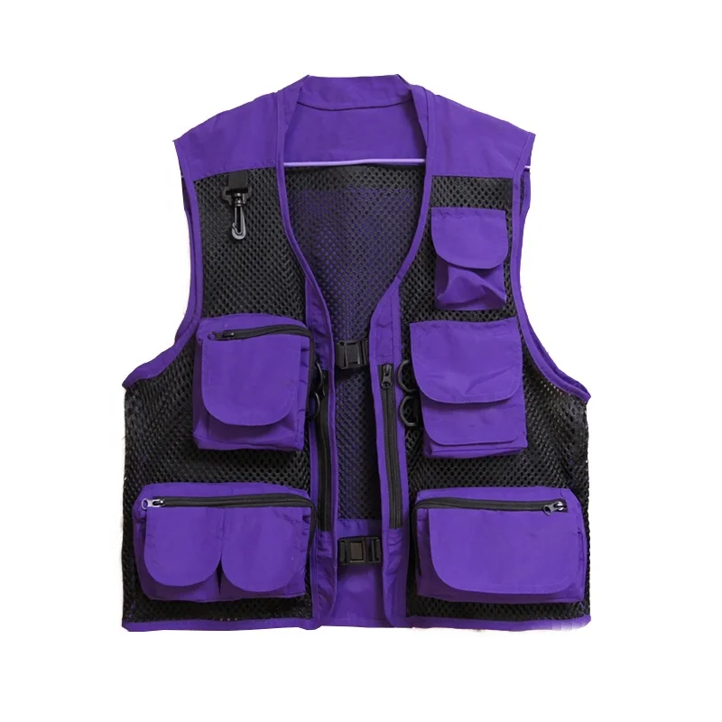 Мужской Камуфляжный жилет-карго с несколькими карманами для альпинизма, рыбалки, кемпинга, пешего туризма, журналиста, фотографий, рыбалки, жилет