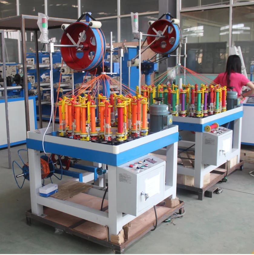 high speed 16 spindles rope braiding machine for pp nylon polyester rope making machine