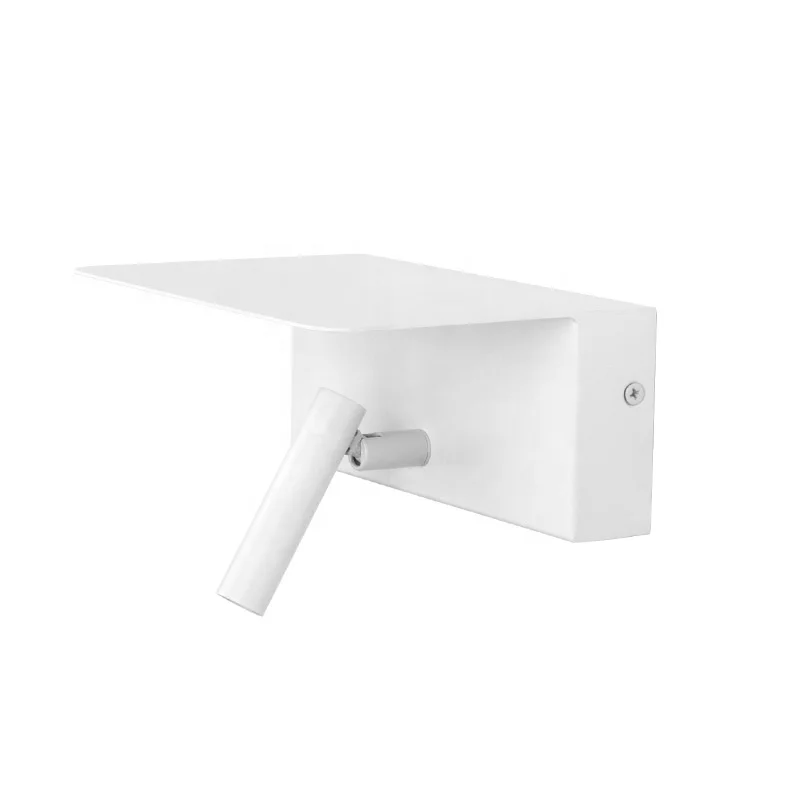 Savia modern USB book reading LED wall lamp surface mounted light headboard bedside bed adjustable for hotel bedroom