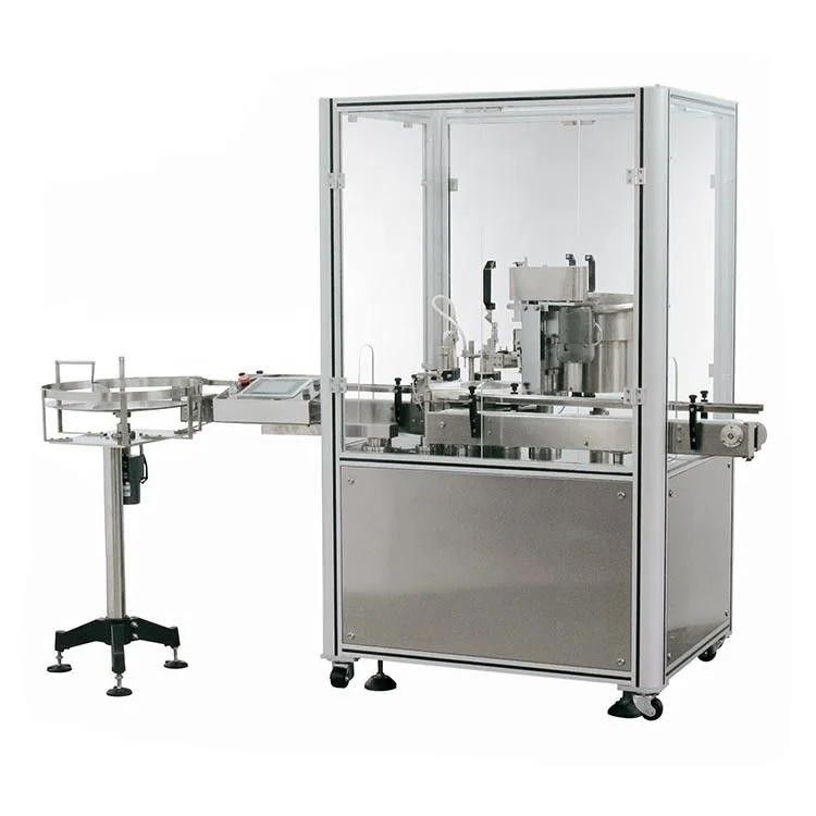 Essential oil filling and capping machine bottle washing filler