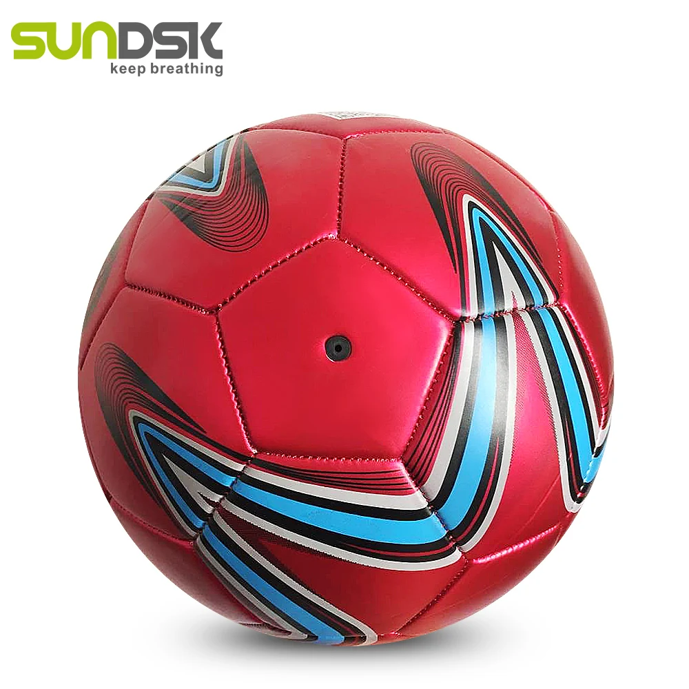 Professional manufacturer customized logo soccer ball PU PVC TPU machine stitched football ball