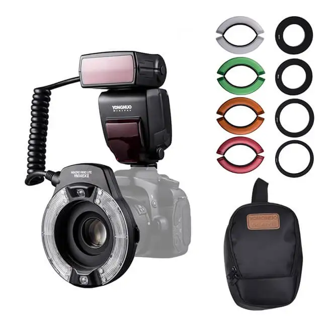 
YONGNUO YN14EX TTL Radio Sync Automatic Macro Ring Lite Flash Speedlite For Canon 5d mark ii iii 7D 6d 60d 700d 650d 600d 550d 