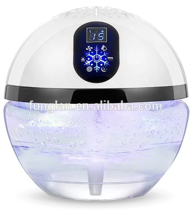 Красочные светодиодные мойка Воздуха для воды очиститель воздуха KJ-167