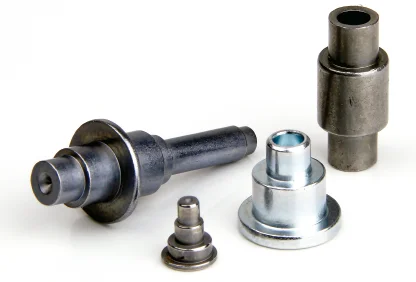 Cnc machining hardened steel flat head solid shoulder rivets