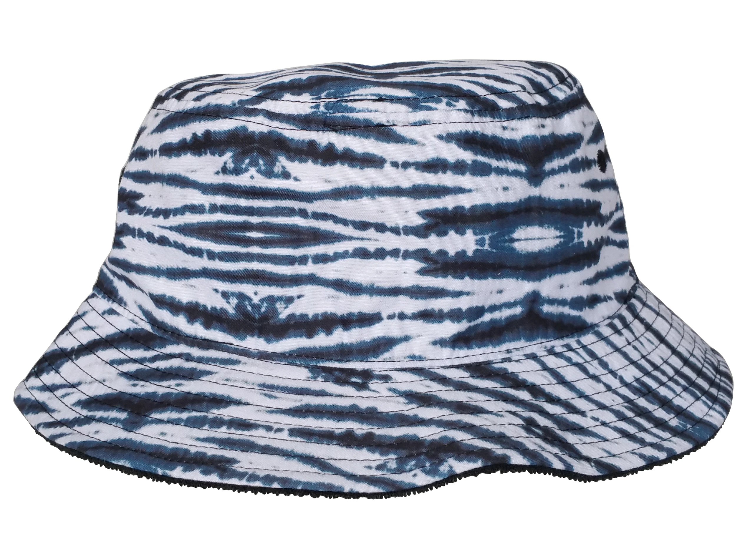 Popular Unisex New Print Floral Printing Bucket Hat, Custom Brown Leather Patch Logo Bucket Hat Cap Customize Floral Bucket Hats