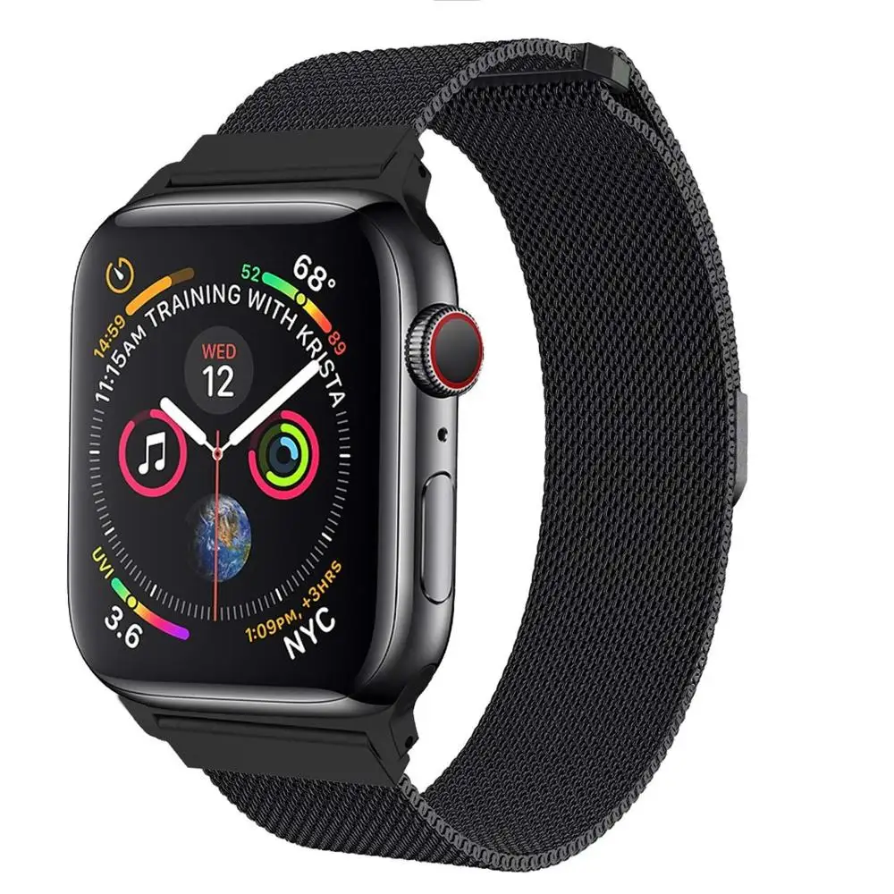 
Magnetic Strap for Apple Watch Milanese Series 4 3 2 1 Band 42mm 38mm 44mm 40mm, for iWatch Bands Milanese Loop 