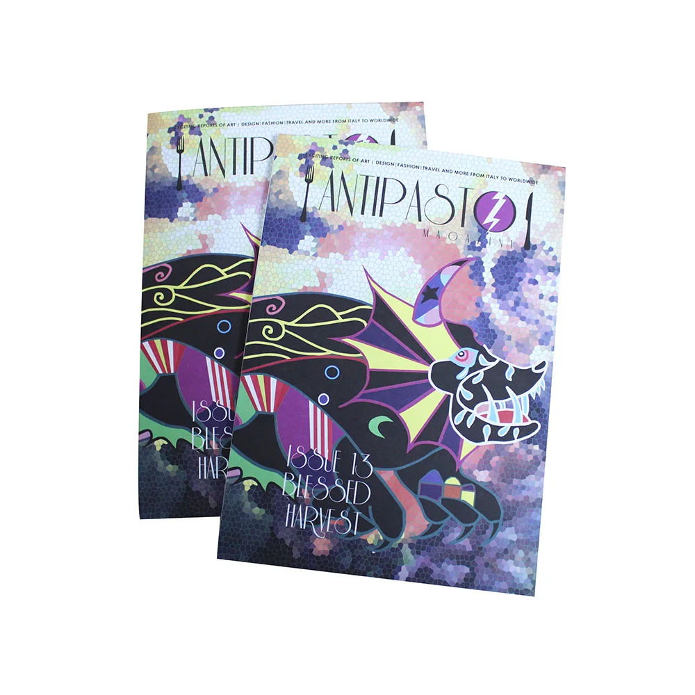 Бесшвейного раскраски журнала услуги печати