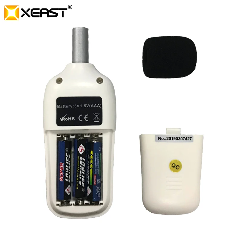 XEAST Hot Sale Handheld Digital Sound Meter  35dB~135dB Measuring Level Range With LCD Display Mini Sound Level Meter XE-911A