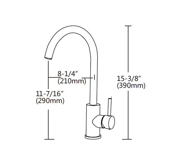 Bar Water Faucet 304 Stainless Steel Faucet Sink Mixer Taps upc kitchen sink faucets mixer tap