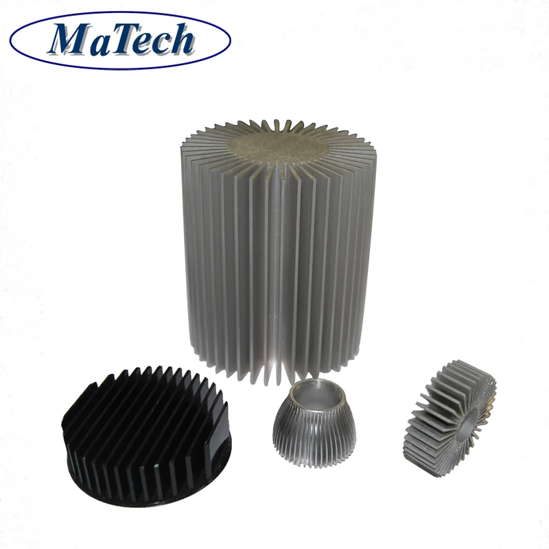 High precision anodized aluminum large heat dissipation extrusion