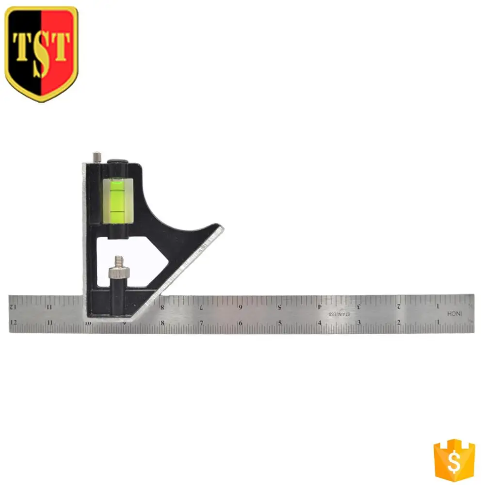 Measuring Tools Combination Square Adjustable Angle Ruler Degree Tool