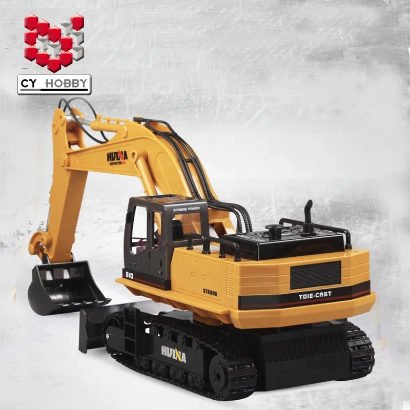 1:16 11CH 2.4G RC Metal  Radio Control  DIGGER Crawler rc huina excavator of HUINA 1510 510