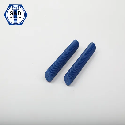 
ASTM A193 B7/B7m Threaded Rods grade 8.8 stud bolt with heavy hex nuts 