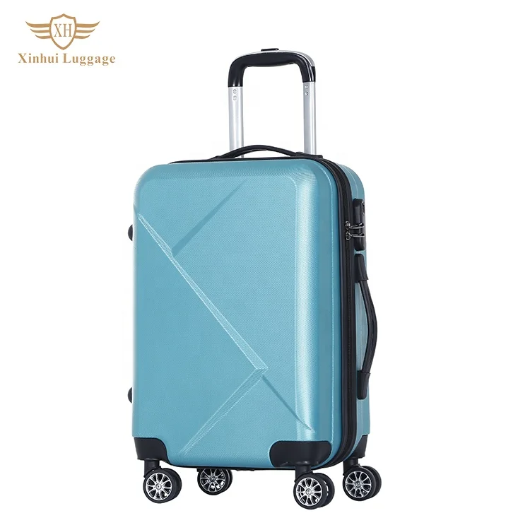 Cheap trolley luggage suitcase sets promotional bags abs cover hard suitcase from china