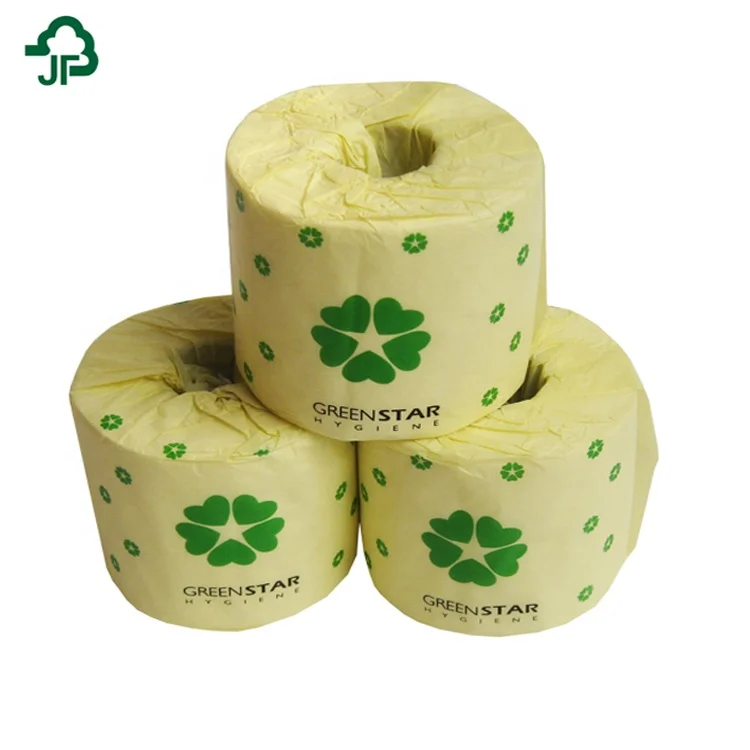 Wholesale Custom Printed White Bulk Pack Toilet Tissue  Paper Product Rolls For Bathroom