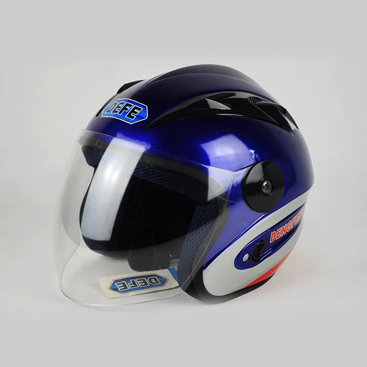
 Мотоциклетный шлем DEFE, закрытый шлем для мотоциклистов, с открытым лицом  