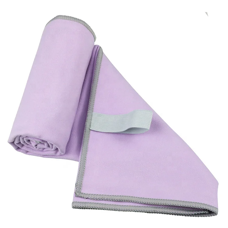 
China wholesale custom size logo high water absorbency quick drying microfiber car cleaning towel with elastic 