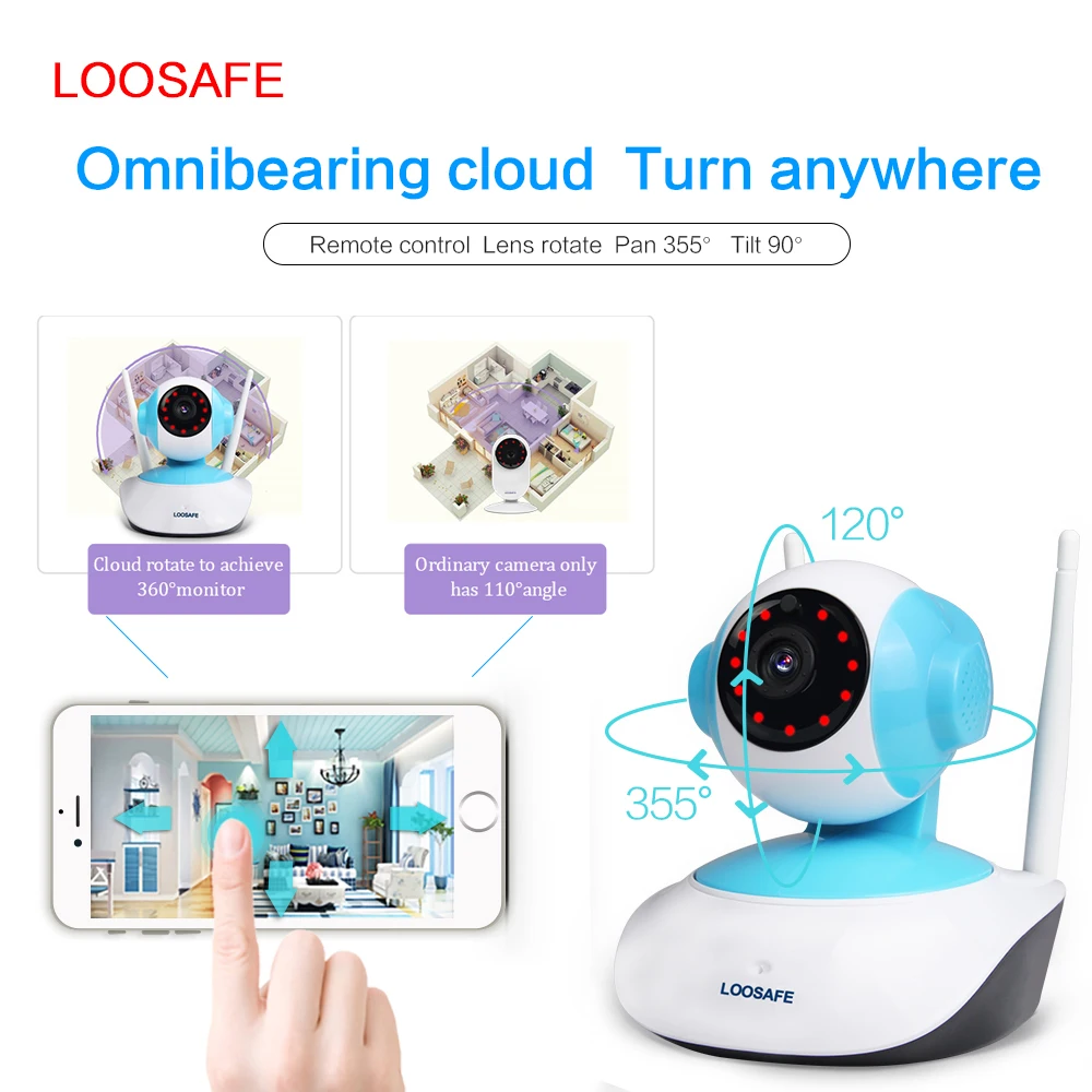 Новые 1080 P H.265 Беспроводная ip-камера Крытый Cloud Storage Wi-Fi камеры безопасности