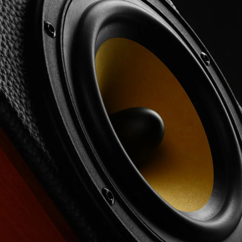 HiVi/Swans Hi-Fi Real Wood 2.0 Passive Audio System Speaker M1