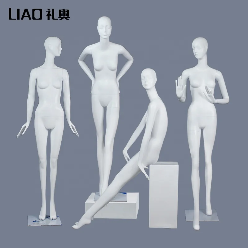 Brand New fiberglass Matte white Fashion Garment Dummy female  display mannequin