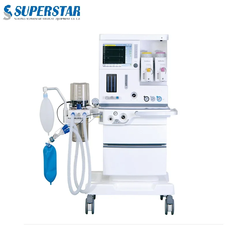 S6100 PLUS больничное оборудование для операционной, аппарат для анестезии с вентилятором