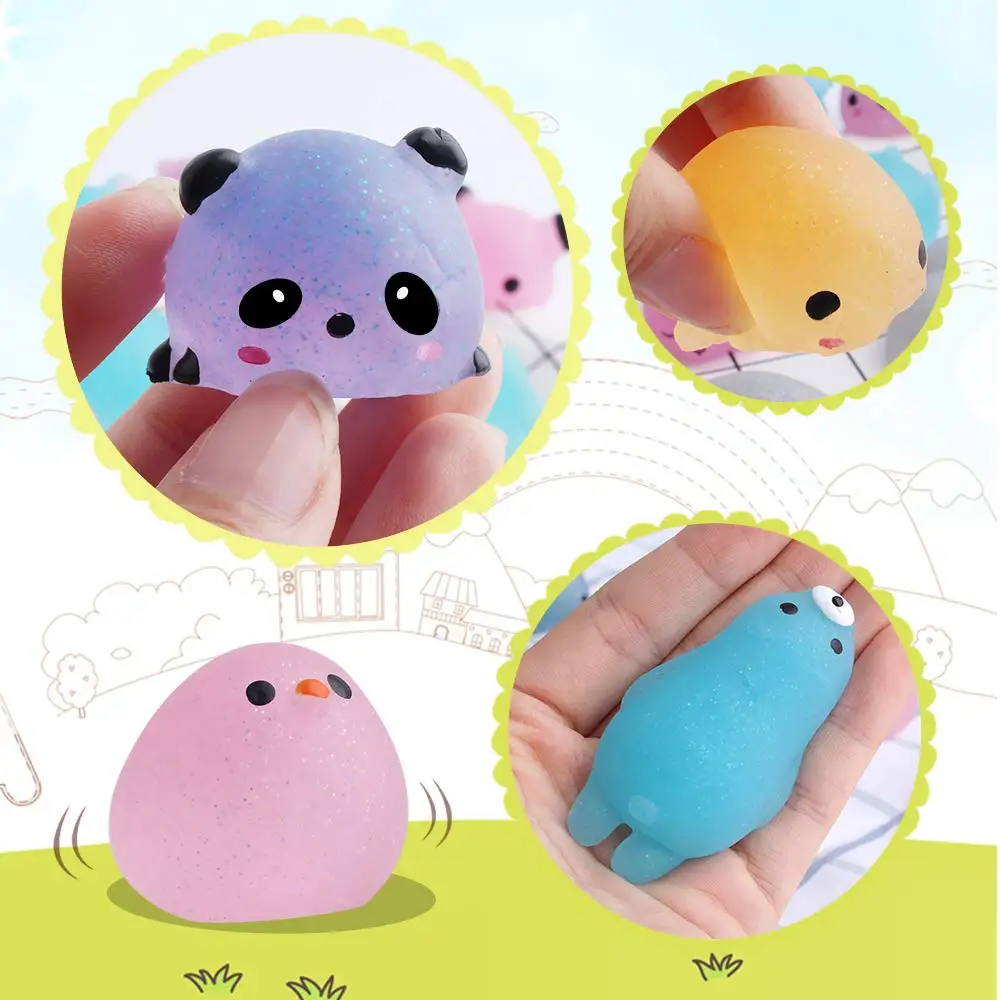 Распродажа 20 шт. блестящих мягких животных Mochi для детей и взрослых