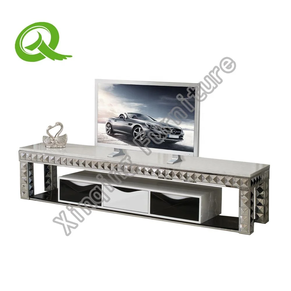 
Modern living room furniture marble design TV bench tv cabinet furniture 