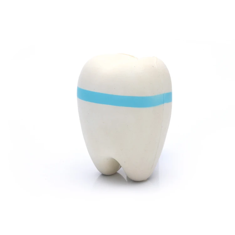 custom 2019 pu foam cheap medical stressball tooth stress reliever for kids
