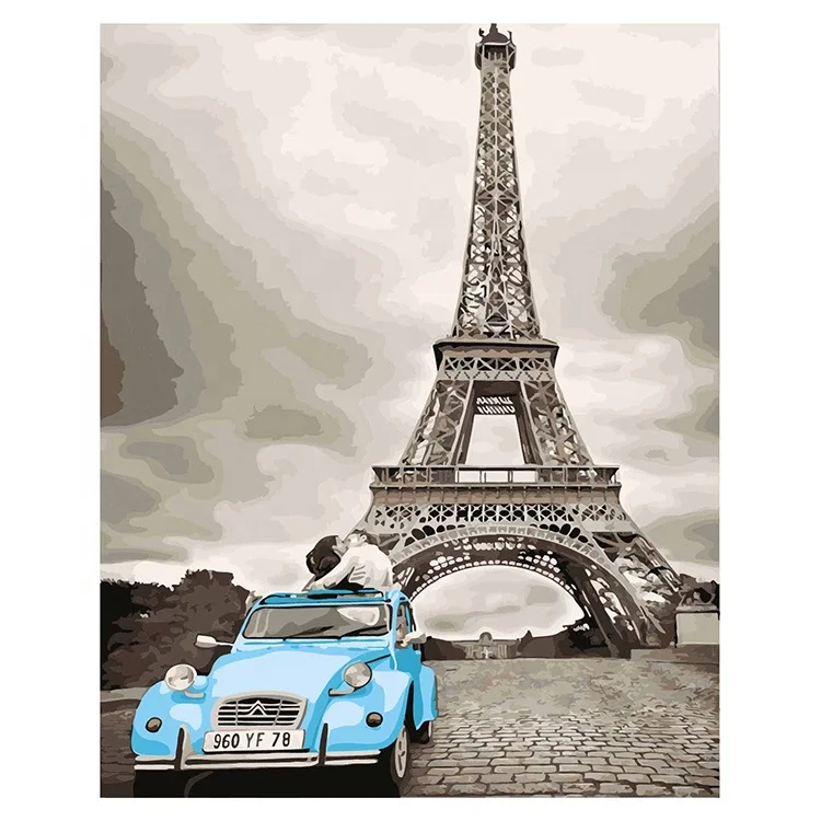
2019 New products high standard diamond painting, top selling popular modern wall decor painting, custom diy animal painting oil 